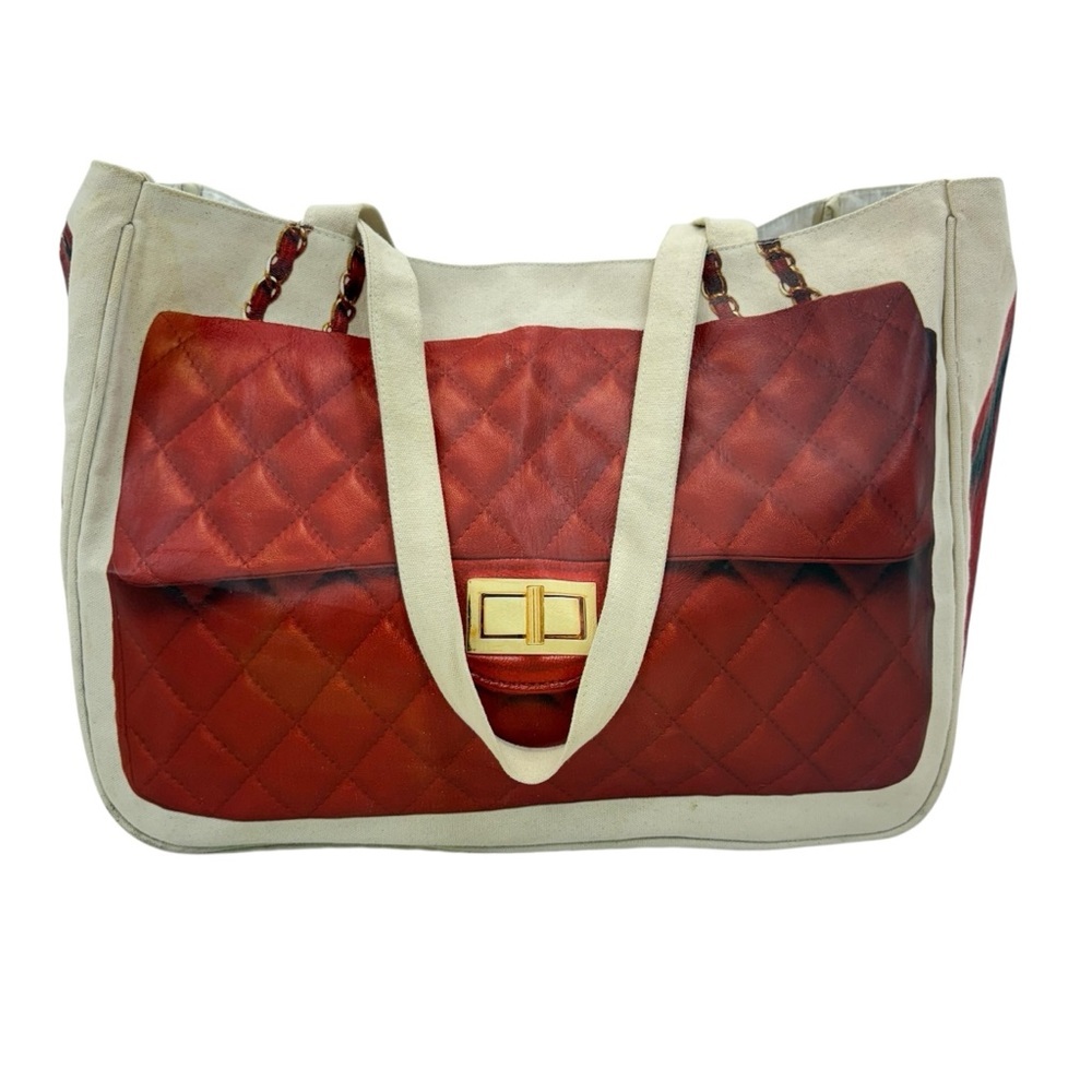 Thursday-Friday “Together” Canvas “Chanel”Tote LARGE - Picture 15 of 16